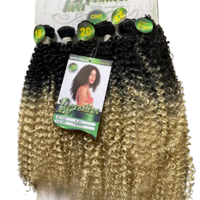 Angie Reyna Curl Weave Blond One Pack Solution