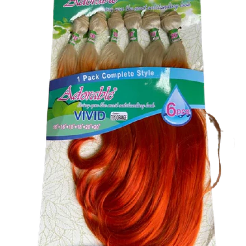 Adorable Vivid 16'16"18"18'20'20' Synthetic Weave