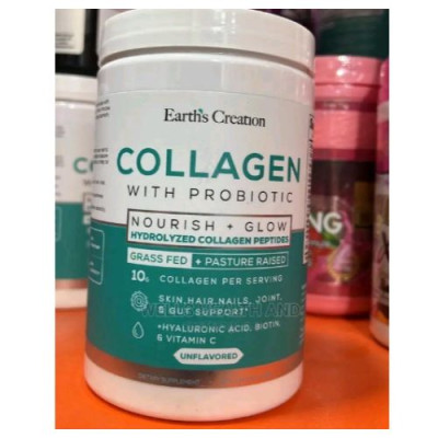 Earth's Creation Collagen With Probiotics Nourish And Glow