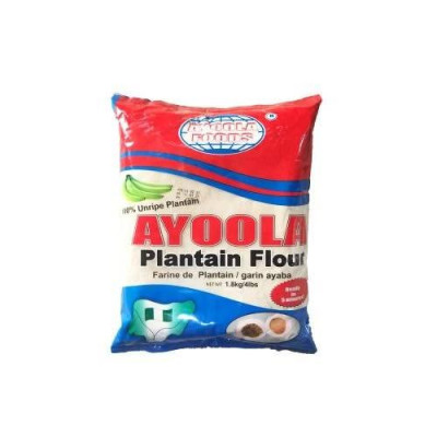 AYOOLA PLANTAIN FLOUR 0.9KG AND 1.8KG