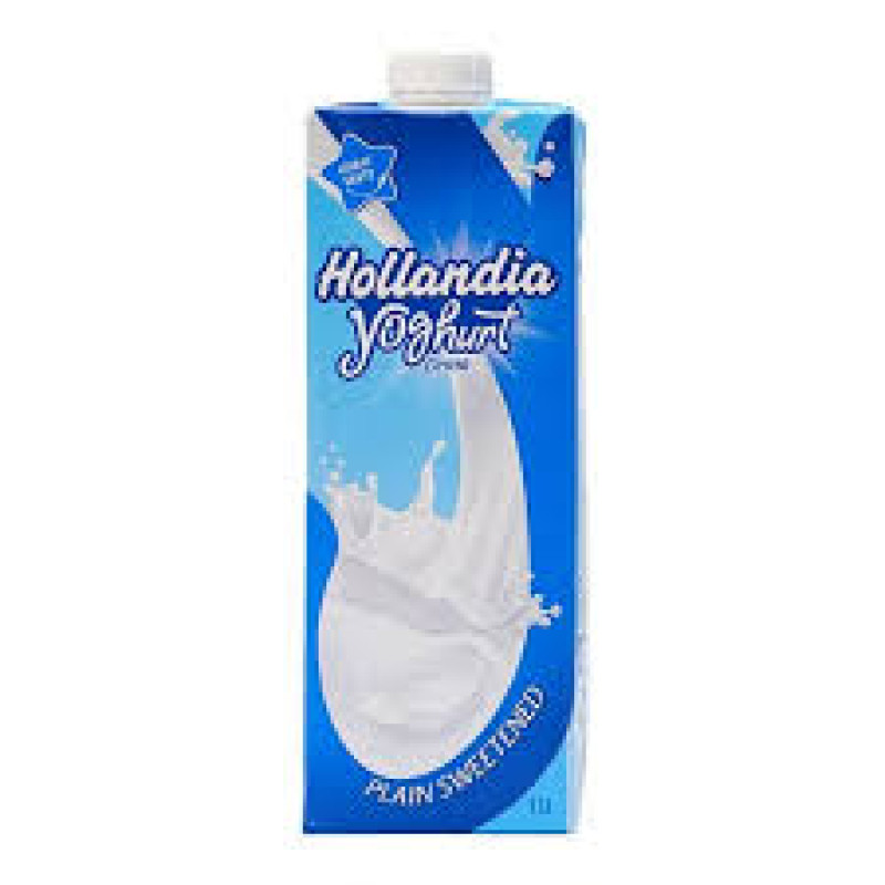 Hollandia Yoghurt Drink Plain Sweetened 1ltr